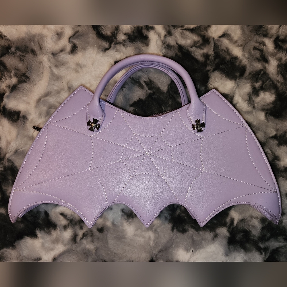Purple Bat Purse